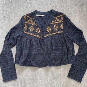 Cara Loren Women's Beaded Jacket - Size Small